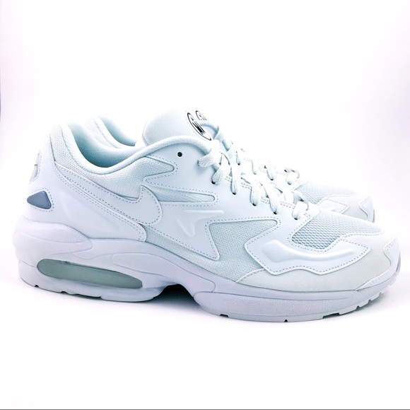 Nike Other - LE Nike Air Max 2 Light Triple White Shoes Size 12